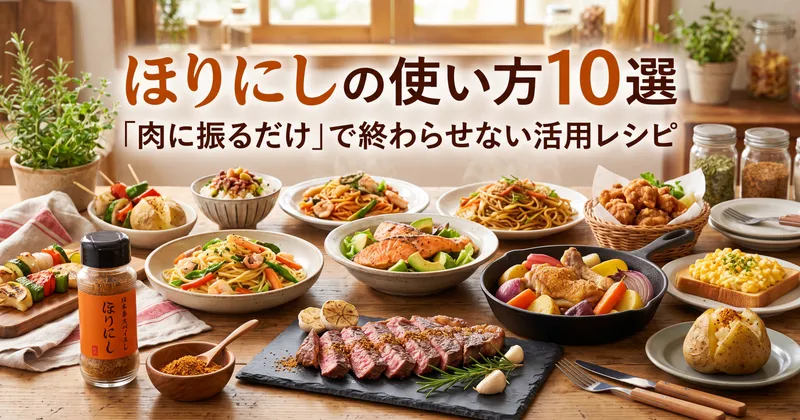 ほりにしの使い方10選｜「肉に振るだけ」で終わらせない活用レシピ