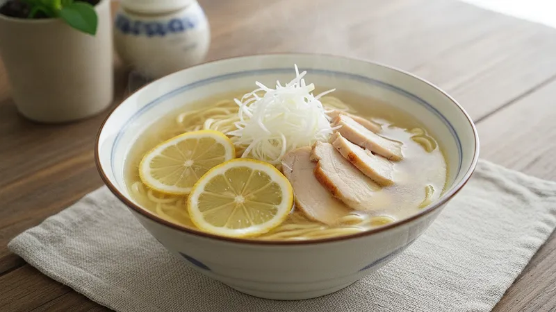 塩レモンの中華麺のイメージ