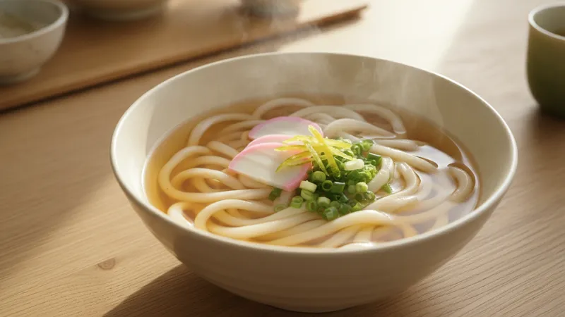 白だしのかけうどんのイメージ