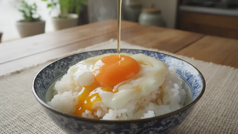 だし醤油の卵かけご飯のイメージ