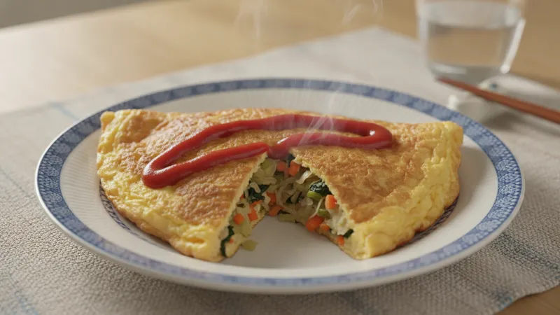 乾燥野菜のオムレツのイメージ