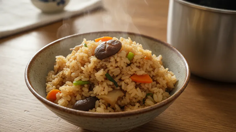 乾燥野菜の炊き込みご飯のイメージ