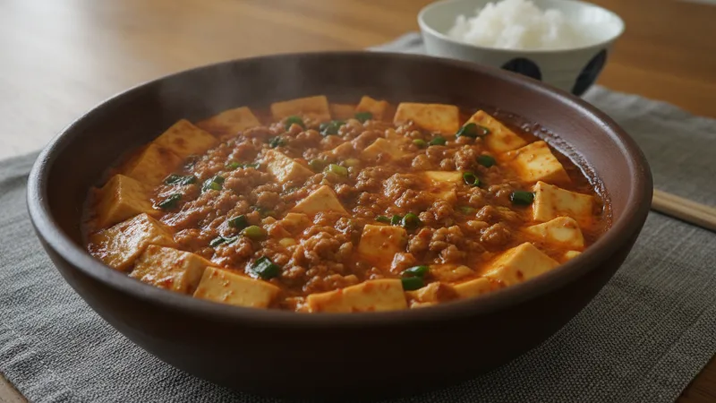 家庭風の麻婆豆腐のイメージ