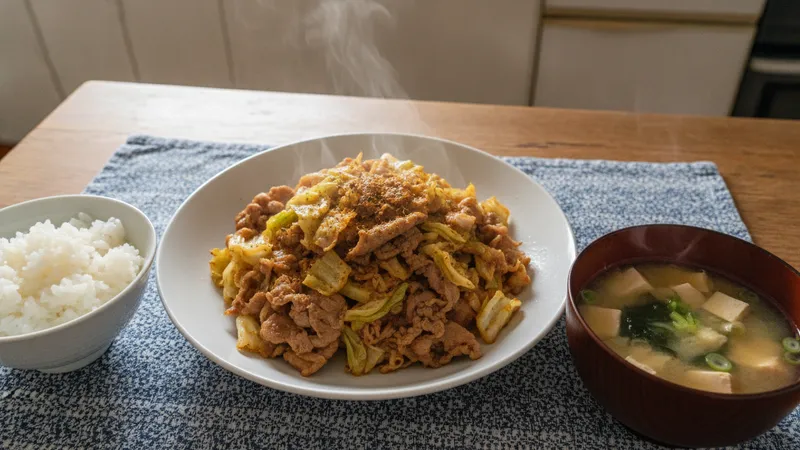 豚こまキャベツのスパイス炒めのイメージ